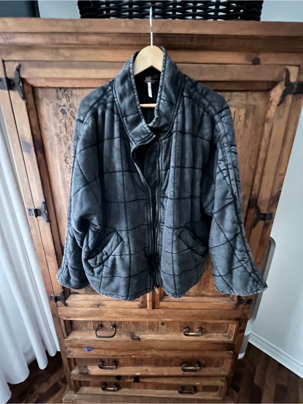 Free People Dolman Quilted Jacket size Large